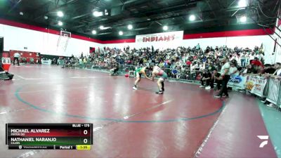 175 lbs Champ. Round 1 - Michael Alvarez, Mater Dei vs Nathaniel Naranjo, Cajon