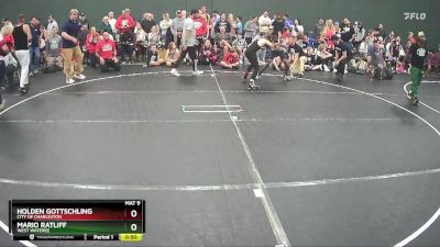 85 lbs Semifinal - Mario Ratliff, West Wateree vs Holden Gottschling, City Of Charleston