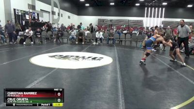 100 lbs Placement Matches (8 Team) - Christian Ramirez, M2 Blue (NJ) vs Cruz Orueta, Elite Ath Club DZ (IN)