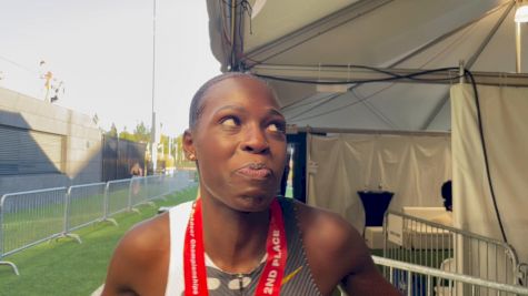 Athing Mu REACTS To Getting 2nd In U.S. 1500m Final, Still Eyes 800m GOLD!