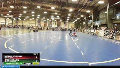 80 lbs Rd# 8- 12:30pm Saturday Final Pool - Nathan Schuman, Mat Assassins vs CASH MCCLURG, West Coast Riders