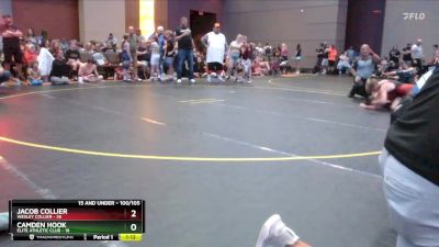 100/105 Quarterfinal - Camden Hook, Elite Athletic Club vs Jacob Collier, Wesley Collier