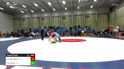 197 lbs Quarterfinal - Christian Davidson, Paso Robles vs Ross Cinfel, Clovis North