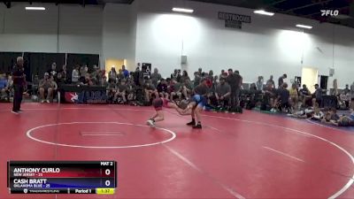 83 lbs Placement Matches (16 Team) - Anthony Curlo, New Jersey vs Cash Bratt, Oklahoma Blue