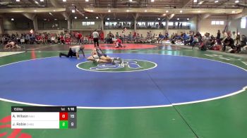 150 lbs Round 5 - Aiden Wilson, New Kent vs Jake Robie, Christiansburg