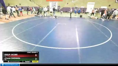 160 lbs Cons. Round 3 - Philip Jacobs, IA vs Ethan Swenson, MN