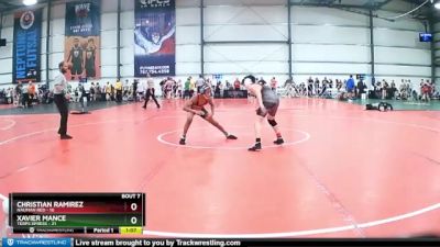 100 lbs Rd# 5- 3:45pm Friday Final Pool - Xavier Mance, Terps Xpress vs Christian Ramirez, Nauman Red