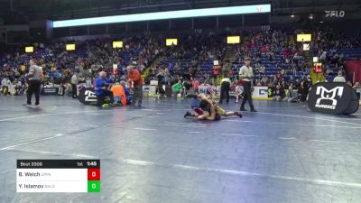 85 lbs Round Of 16 - Blake Welch, Upper Perkiomen vs Yusuf Islamov, Baldwin