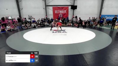 63 kg Final - Isis France, Wyoming Seminary vs Haylie Jaffe, MGW Brawlers