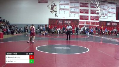 141 lbs Quarterfinal - George Oroudjov, Spartan Combat RTC vs Briar Priest, Pitt