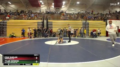 66-73 lbs Quarterfinal - Tyler Nowicki, Bulldog Premier WC vs Cole Shidler, Greentown WC