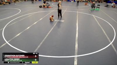 Cons. Round 1 - Johnathon Gutzmer, St. Francis Gladiators Wrestling Club vs Leighton Derby, Forest Lake Wrestling Club