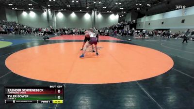 165 lbs Cons. Round 3 - Tyler Bower, Staley 2 vs Zaender Schoenebeck, Luxemburg-Casco