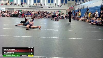 215 lbs Round 3 (4 Team) - Zach Horner, Palm Harbor Wrestling vs Tyler Simms, Dark Knights