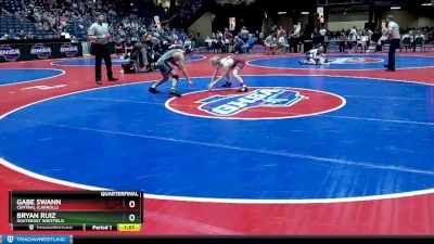 4A-106 lbs Quarterfinal - Gabe Swann, Central (Carroll) vs Bryan Ruiz, Southeast Whitfield