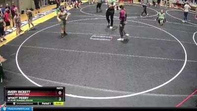 115 lbs Round 3 - Wyatt Perry, KC Elite Training Center vs Avery Rickett, Ninety Six Wrestling