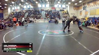 285 lbs Semifinals (8 Team) - Joel Thompson, Zephyrhills Christian vs Devin Williams, Hernando