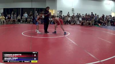 110 lbs Round 1 (16 Team) - Connor Surrette, Minnesota Blue vs Braden Perez, Oklahoma Blue