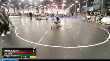 84 lbs Rd# 5- 3:45pm Friday Final Pool - Jax Vang, California National Team vs Jaclyn Bouzakis, Dynasty Death Row