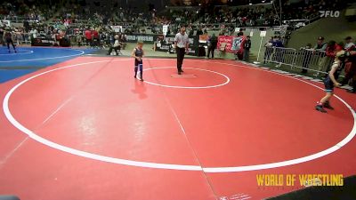 40 lbs Round Of 16 - Greg Henry, Seymour Youth Wrestling Club vs Braxson Bas, Topeka Blue Thunder