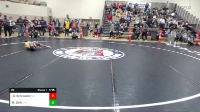 65 lbs Quarterfinal - Grayson Schroeder, MN Elite vs Maxwell Dinh, Centennial Youth Wrestling