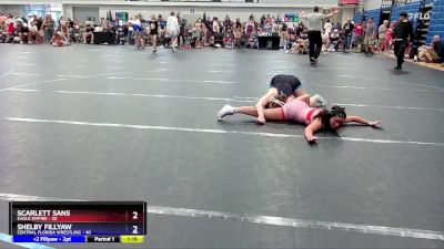 138 lbs Round 3 - Scarlett Sans, Eagle Empire vs Shelby Fillyaw, Central Florida Wrestling