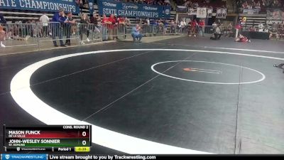 D 3 106 lbs Cons. Round 2 - Mason Funck, De La Salle vs John-Wesley Sonnier, St. Edmund