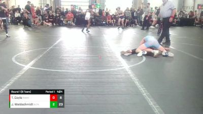 96 lbs Round 1 (8 Team) - Tygh Coyle, PA Alliance White vs Jeremiah Waldschmidt, Black Fox Academy