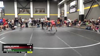 130 lbs Round 5 (6 Team) - Sabrina Sifuentez, Chasing Titles vs Eva Heise, Grand View WC