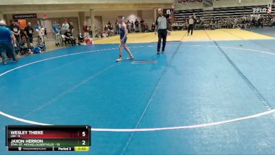 130 lbs Quarterfinals (8 Team) - Thomas Snyder, STMA (St. Michael/Albertville) vs Cayden Pudwill, LSH