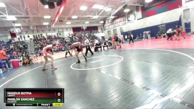 215 lbs Cons. Round 7 - Maddux Botma, Liberty vs Marlon Sanchez, Calexico