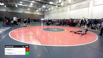 106 lbs Round Of 32 - Nathan Sloat, Chino Hills vs Garret Yanagi, Walnut