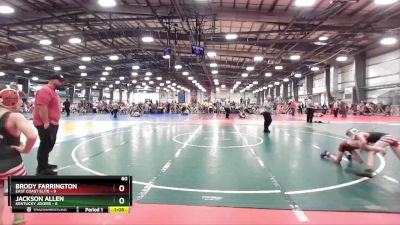 60 lbs Rd# 4- 2:00pm Friday Final Pool - Jackson Allen, Kentucky Jokers vs Brody Farrington, East Coast Elite