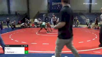 135 lbs Final - Bryant Hall, Apex Conyers vs David Rodriguez, North Hall Jr. Trojans