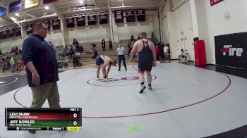 285 lbs Cons. Round 1 - Jeff Bowles, WVU Tech (W.Va.) vs Levi Shaw, Brewton-Parker (GA)