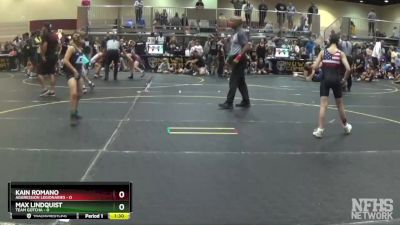 80 lbs Semis & 1st Wrestleback (8 Team) - Kain Romano, Aggression Legionaries vs Max Lindquist, Team Gotcha