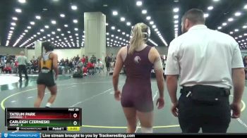 123 lbs 2nd Wrestleback (16 Team) - Laila Oribello, Adrian vs Gabby Skidmore, Augsburg