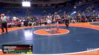 138 lbs Quarterfinals (8 Team) - Carson McPeek, Lena (L.-Winslow) vs Will Phillips, Canton