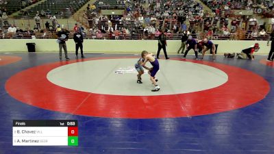 40 lbs Final - Brooks Chavez, Villa Rica Youth Wrestling vs Adrian Martinez, Georgia