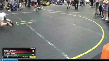 95 lbs Round 2 (4 Team) - Kaiden Skodak, Team Good. Real Good vs David Brazie, Cardiac Kids