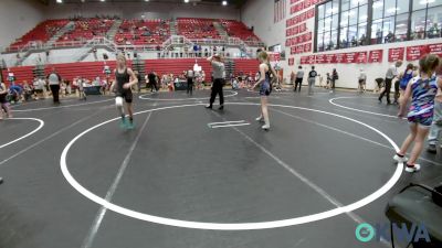 91 lbs Rr Rnd 2 - Rhylee Robinett, Little Axe Takedown Club vs Branson Rigdon, Piedmont