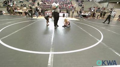 75 lbs Rr Rnd 2 - Ewan Hunter, Owasso Takedown Club vs Xavier Rose, Pin-King All Stars