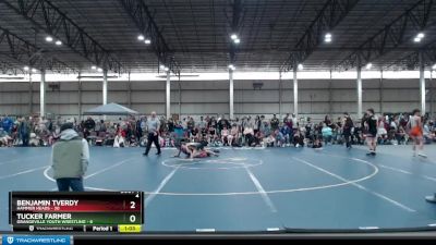 106 lbs Round 2 (4 Team) - Benjamin Tverdy, Hammer Heads vs Tucker Farmer, Grangeville Youth Wrestling