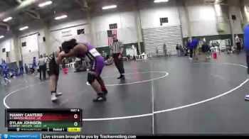 225 lbs Round 1 (6 Team) - Dylan Johnson, Kearney Matcats - Gold vs Manny Cantero, G.I. Grapplers Gold