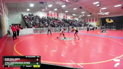 125 lbs 3rd Place Match - Alex Gallardo, Capistrano Valley vs Cyra Barandaran-Bybee, San Clemente