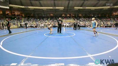 100 lbs Round Of 32 - Jace Larman, Division Bell Wrestling vs Caleb Higgins, Bristow Youth Wrestling