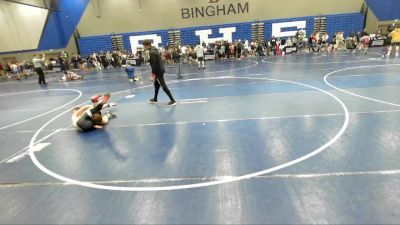 117 lbs Quarterfinal - Kamon Thompson, Sanderson Wrestling Academy vs Andrew Winward, Davis Wrestling Club