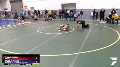 65 lbs Round 2 - Eowyn Esmay, Alaska vs Kaleila Miller, Alaska Battle Cats Wrestling Club