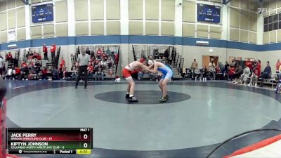 105 lbs Round 1 (4 Team) - Jack Perry, Dragon Wrestling Club vs Kiptyn Johnson, Columbus North Wrestling Club