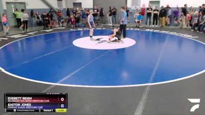 98 lbs Round 4 - Everett Reigh, Dillingham Wolverine Wrestling Club vs Easton Jones, Chugach Eagles Wrestling Club